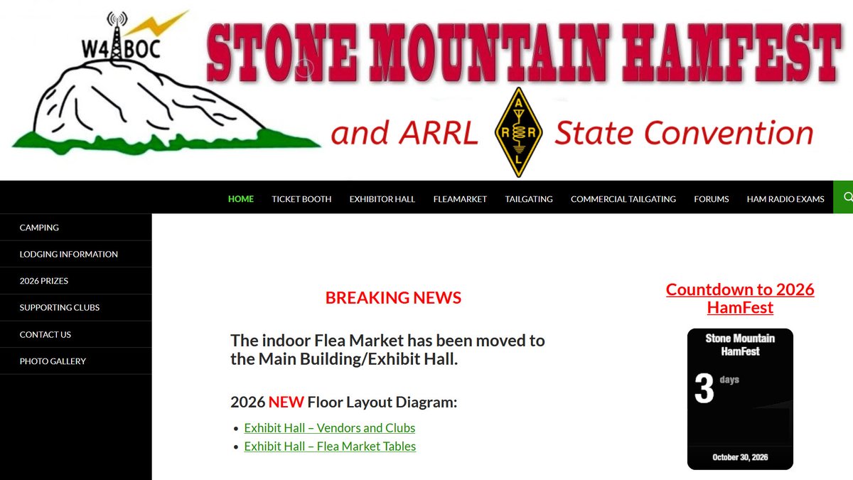 HamRadioOutlet's tweet photo. Join Ham Radio Outlet at the Stone Mountain Hamfest this weekend, October 30 and 31, 2026.
Friday: 1:00 – 5:00 PM
Saturday: 8:00 AM – 4:00 PM
Gwinnett County Fairgrounds
2405 Sugarloaf Pkwy, Lawrenceville, GA 30045
https://t.co/NXs1eRmqaT
Ham Radio Outlet: https://t.co/uAjxJmV5N8 https://t.co/gXR4NrJmjq