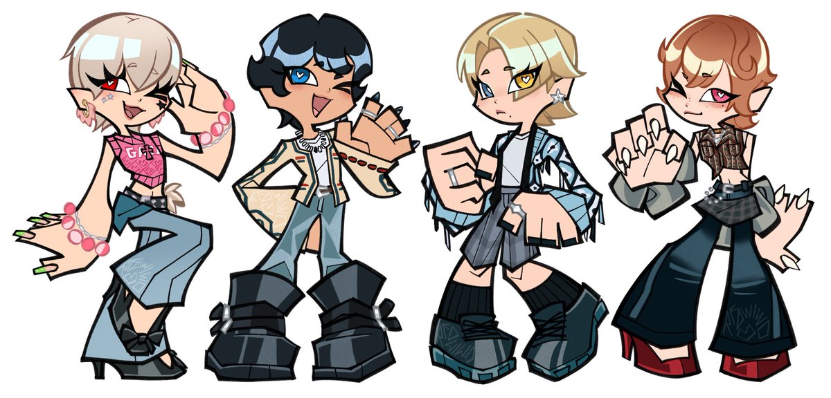 redwiwo_real's tweet photo. the b’s are all here 😝 (working on a set for the a’s too dw!) https://t.co/yZk1RiqXEl