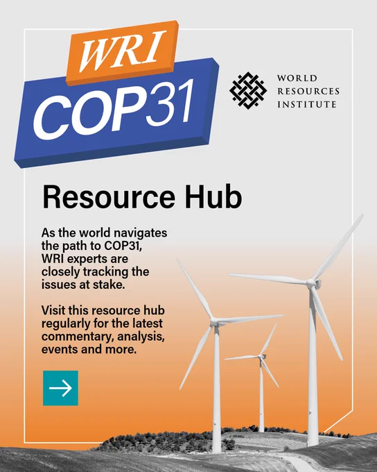 Image from WRI Finance (@WRIFinance)