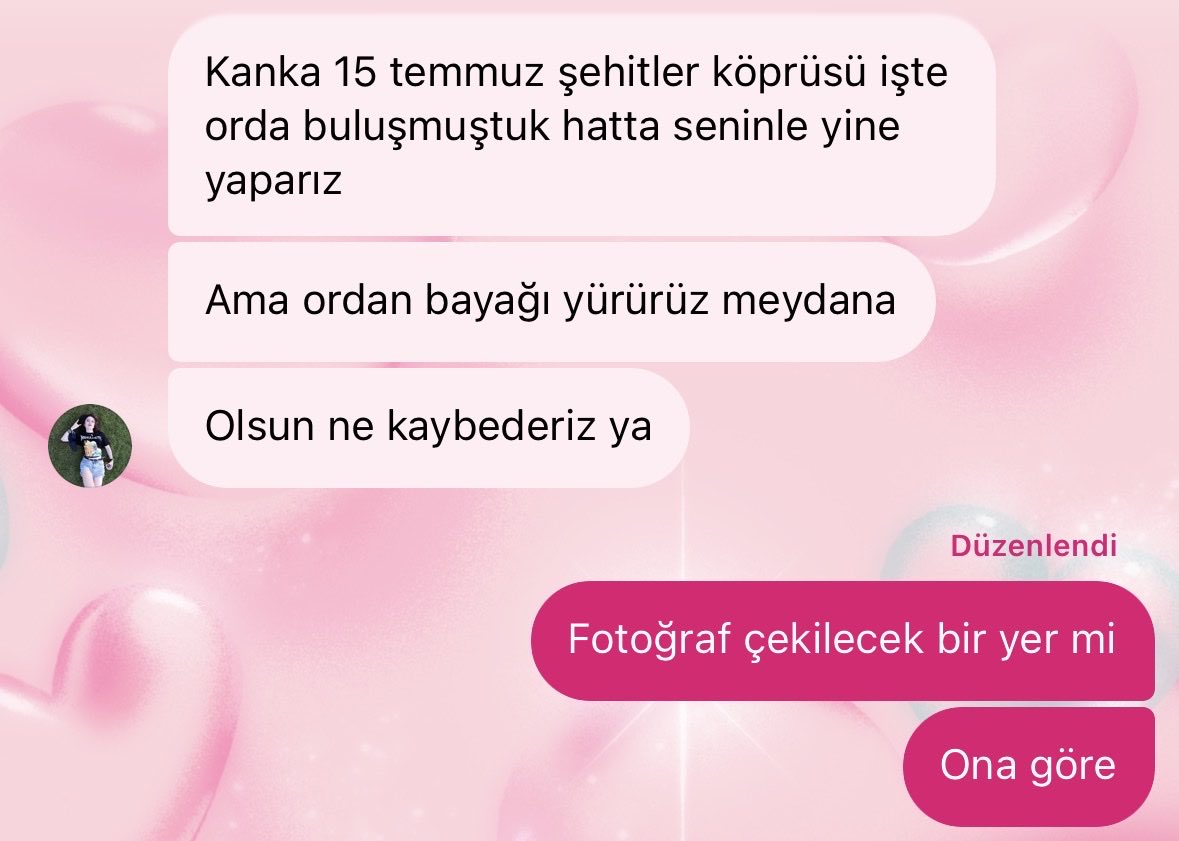 elifsyl6's tweet photo. bacım is cıkısı 3 vesait yaparak kafeye gitmeyi önerdi neyse ki en önemli soruyu sorduk https://t.co/acSZcImmne
