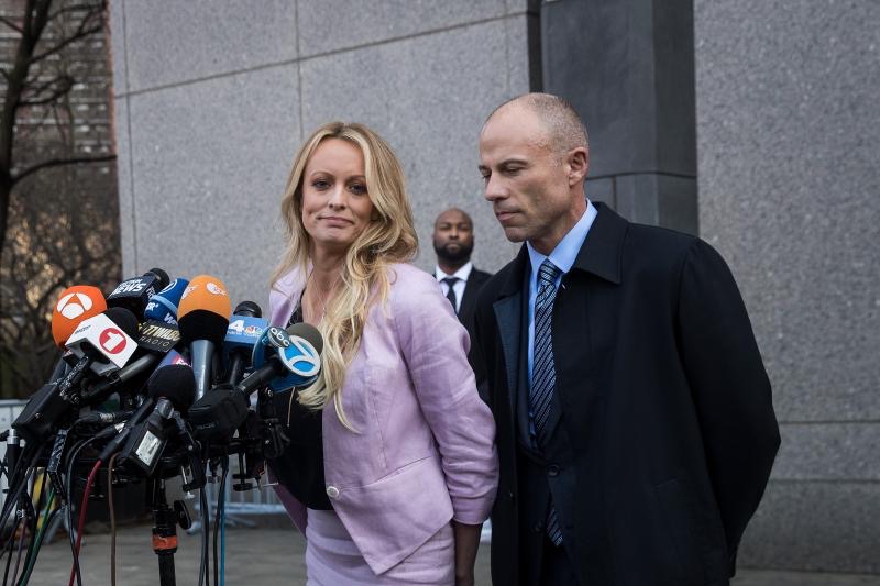jackflash59's tweet photo. “Someone should spank you with that,” she recalled saying to Trump.
Stormy alleged that Trump, wearing a black kimono over tighty whiteys, rolled up the magazine and “gave me this look, so I took it from him and said turn around, and  beat his butt black and blue. It's on video." https://t.co/ZAIyVNcYRE
