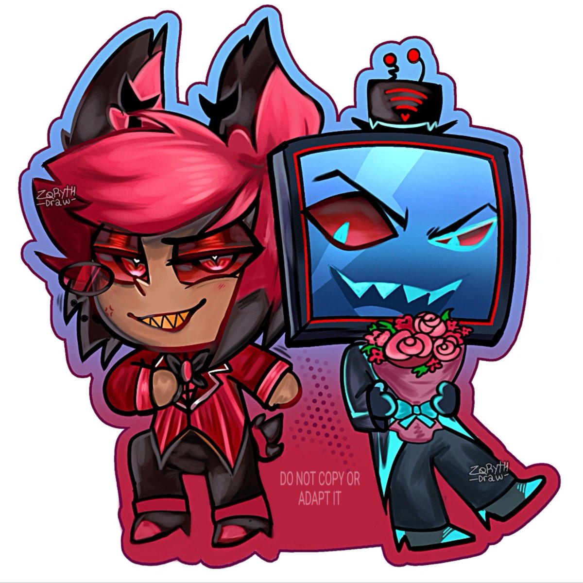 Sant519051's tweet photo. YEYEYE OLD CHIBIISDSSD GAYYYSSSSS

#Radiostatic #vox #alastor #HazbinHotel https://t.co/oqPowkygVP
