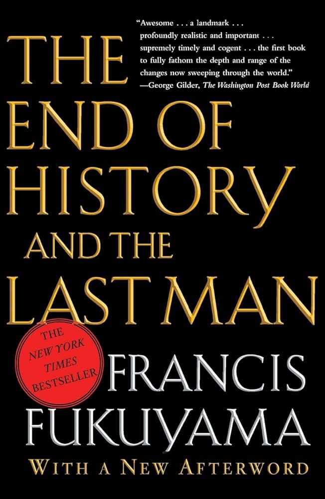 RacePopeIII's tweet photo. “The end of history will be a very sad time. The struggle for recognition, the willingness to risk one’s life for a purely abstract goal, the worldwide ideological struggle that called forth daring, courage, imagination, and idealism, will be replaced by economic calculation, the endless solving of technical problems, environmental concerns, and the satisfaction of sophisticated consumer demands.”
