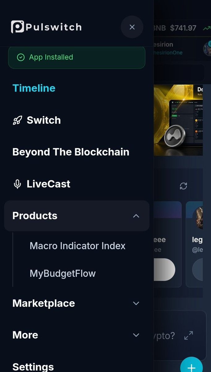 PulswitchApp's tweet photo. ✅ How To Access Macro Indicator Index (MII), Your 24/7 Crypto & Stock Market Intelligence For Traders Who Want An Edge:

You receive a complimentary key with your https://t.co/Pos4rEwceg membership ($99 Value). 🗝️ 

Log into your Pulswitch account, select the menu section on the lower left hand side. Go to Products, then Macro Indicator Index.

Enter in the email account associated with Pulswitch at the top top left, where it says member login. This is your key to to join. 

Or go directly to (MII) website, enter the email linked with your Pulswitch account. 👇

https://t.co/zZbyAXtnTZ

As a Pulswitch member you are granted FULL ACCESS with the same benefits as paid members! 

🔹Comprehensive market intelligence
🔹Buy, Sell & Hold signals
🔹Macro trends, Fed policy & global liquidity
🔹On-chain activity & whale movements
🔹ETF flows & stablecoin liquidity
🔹Market sentiment & fundamental scoring
🔹Crypto + stock market intelligence
🔹Automated swing trading strategies (long positions)
🔹Leveraged short positions
🔹Flexible leverage options: 2x, 5x, and 10x
🔹Advanced trading tools

This is the power of Pulswitch! 

Join our ecosystem & platform for access to innovative tools, crypto social, and ways to earn.