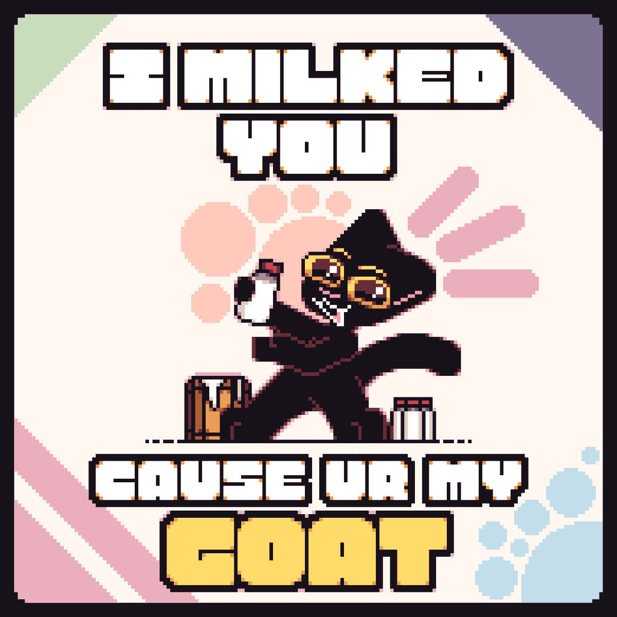 8BitBeeno's tweet photo. I just milked you🥛

Cause you're my goat 🐐 https://t.co/7YQTlV1gYW