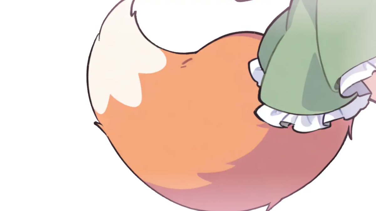 ImpCharm's tweet photo. If you had to choose between drowning in the fur of a REALLY fluffy tail or living, what would you do? https://t.co/1vJaNihDXj