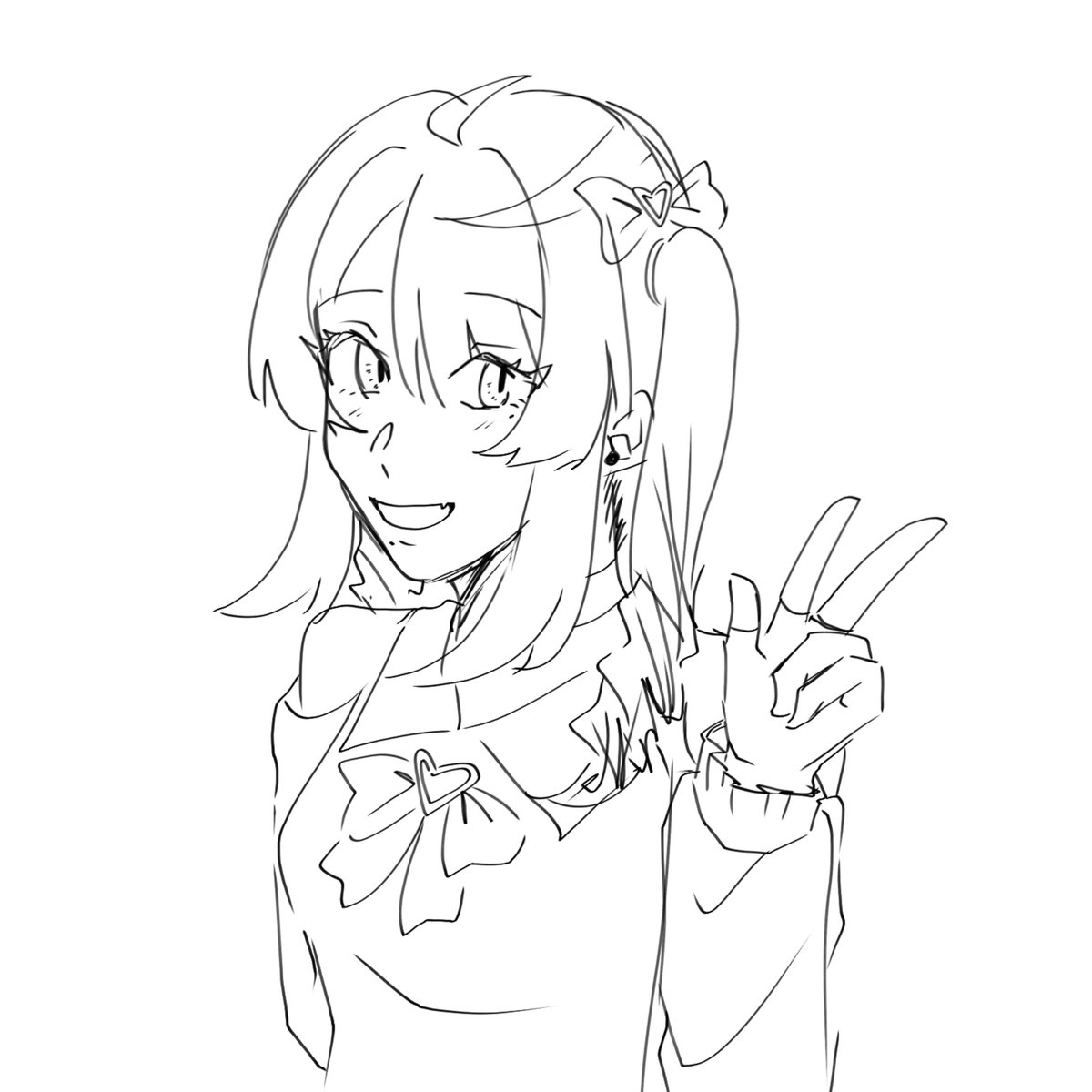 vynebi's tweet photo. Quick doodle of ocsona https://t.co/nwP1y86yMQ