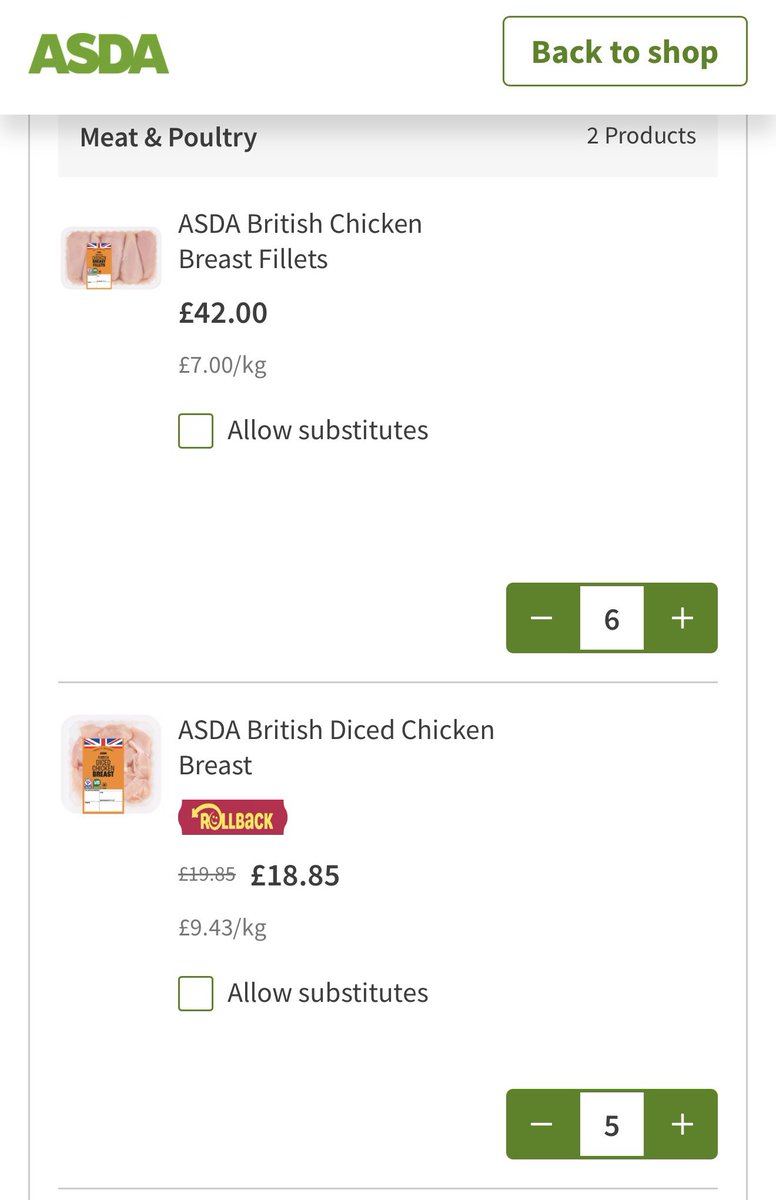 lostrainbow88's tweet photo. everyone hyping that they got a game with their ASDA code. I was just gassed to get £60 worth of chicken for £30 🤭 https://t.co/IRhzZfEQXx