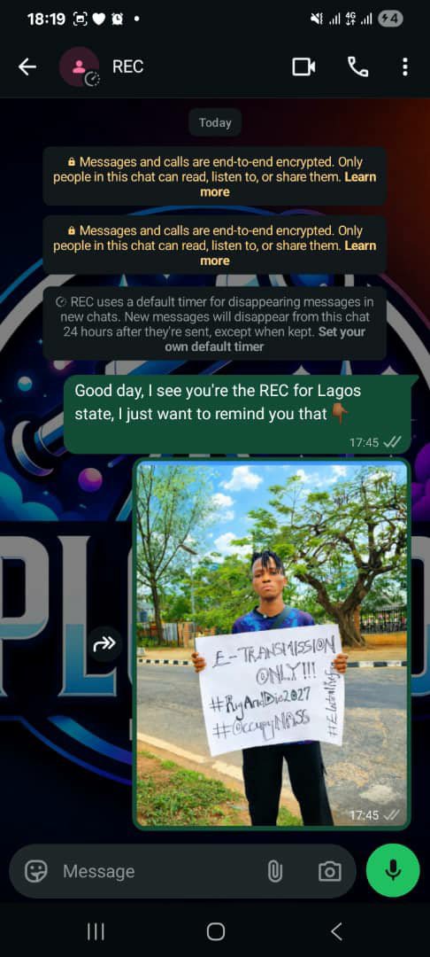 VictorManjul's tweet photo. Na this thing make @OfficialDSSNG arrest this Rilwan? 

These people are mad shaa

Just so you know @OfficialDSSNG anybody wey rig 2027 Go Kpaiiiii🫴🫴

That's a GUARANTEEEEEEEEE‼️ https://t.co/2nltsSogpo