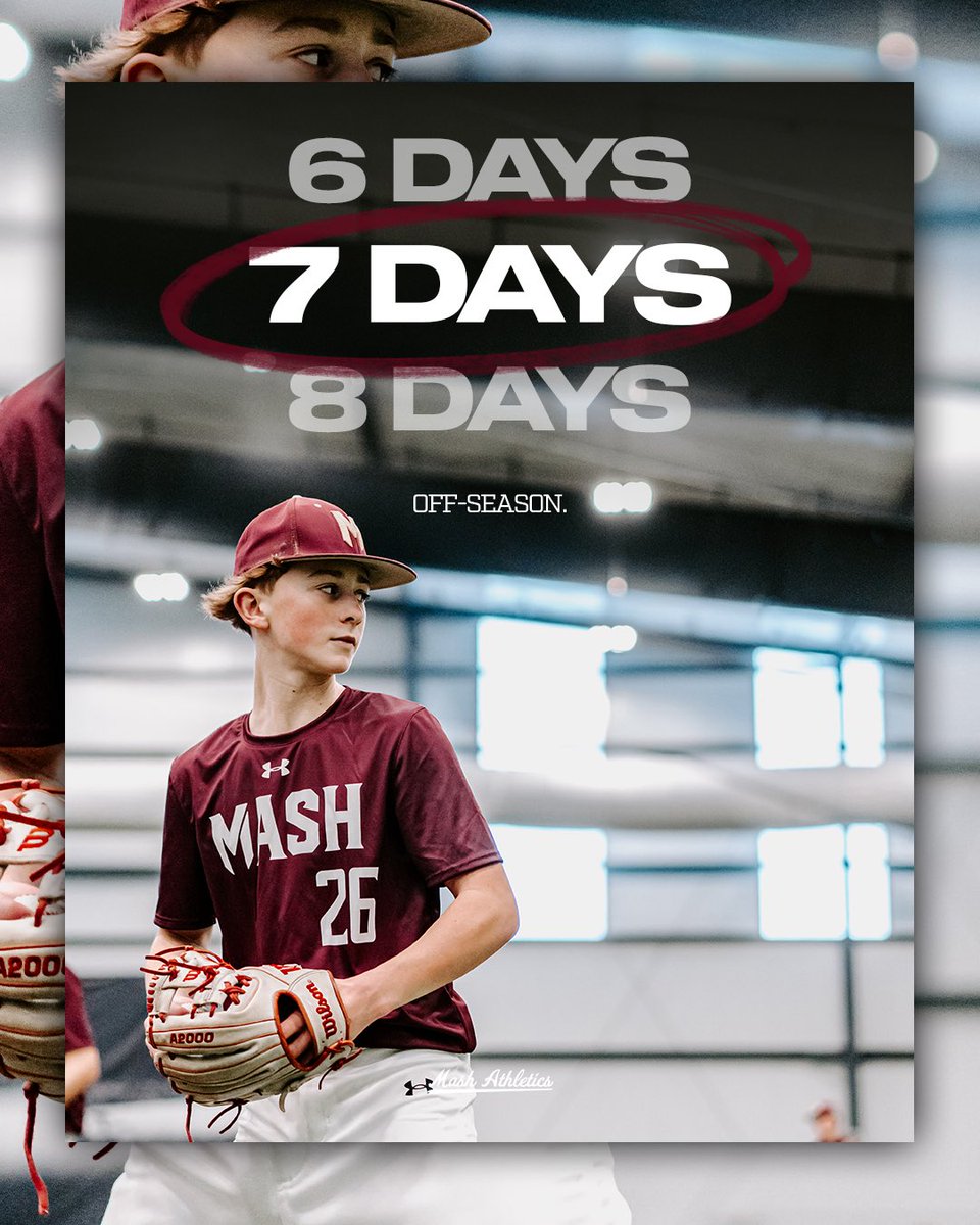 MASH__BASEBALL's tweet photo. One week out 😈 https://t.co/CUpnAqlw2f