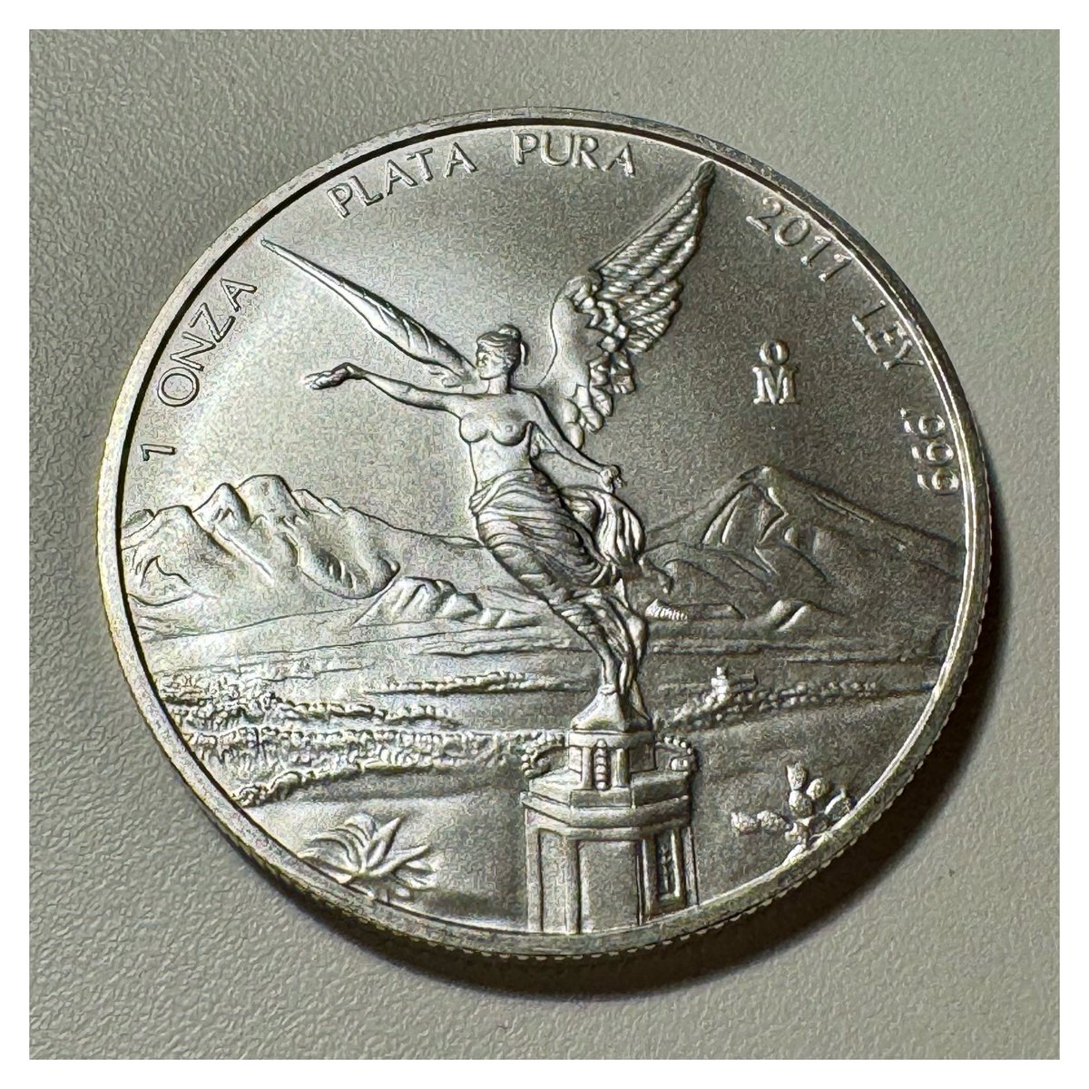 hopeagold's tweet photo. Silver is down about 14% this month. 24% down from last 6 month, and 22% up from last 1 year. My Libertad still weighs exactly one troy ounce. I bought it almost 2 years ago for 30€. Price moves, but the metal doesn’t. Are you counting ounces or euros right now?
#silverstacking https://t.co/ee4rC85I13