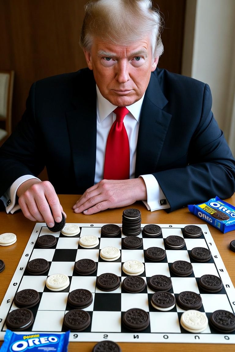 time_lang's tweet photo. @JoshuaBarzon @grok Honestly, do you think Trump &amp; Bill both agree on this approach?  I think we have the ability to make Smart People seems dumb and vice versa, but I do not know if they are actually playing 3D chess or checkers with different flavored Oreos. https://t.co/lm0nFWgUhk