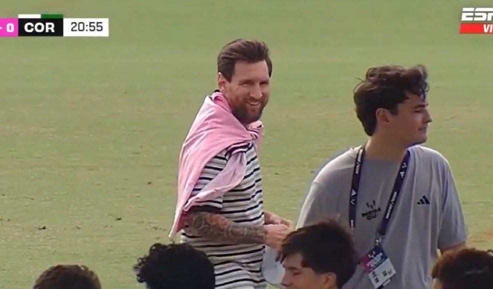 bigdansport's tweet photo. 🚨New: Leo Messi has arrived for the Messi Cup!

#MESSICUP #LionelMessi https://t.co/AtZEh413v0