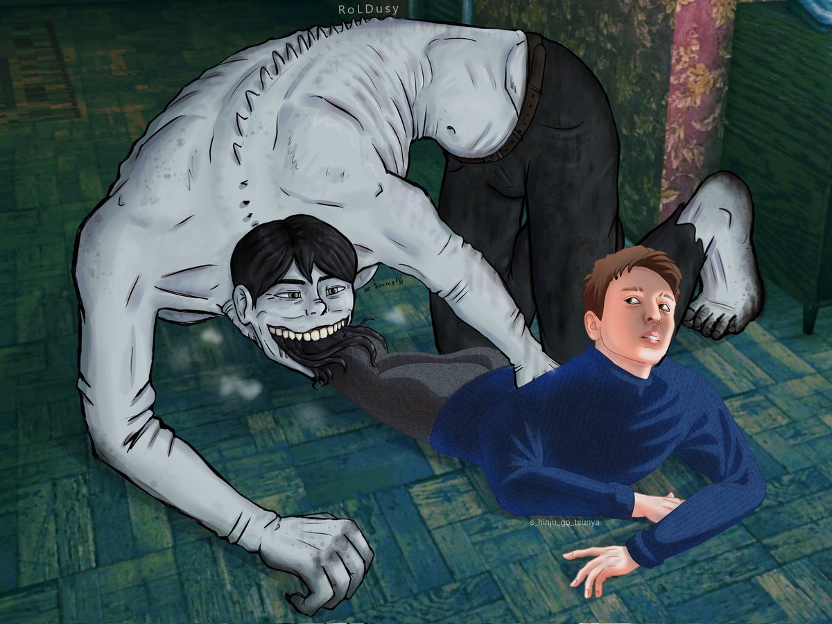 roldusy's tweet photo. Hi guys, look what I and @shinju_go have. I love them, even if I'm tired of correcting the pale man's anatomy

#ninah #noimnotahuman #нетянечеловек #palegun #paleman #palevisitor #protagonist https://t.co/P4YtRCHUlE