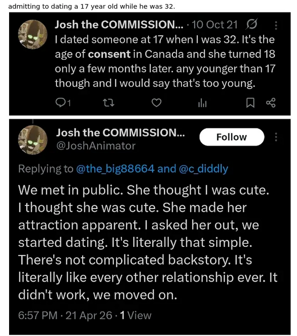 fmpoolps's tweet photo. Such as not dating someone half your age? https://t.co/ygBMZy3D3K