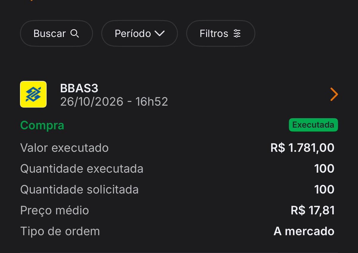 yunahtes's tweet photo. Executada, se amanhã o mercado continuar em queda aí faço mais movimentações, deve continuar https://t.co/CZPs8RkWVr
