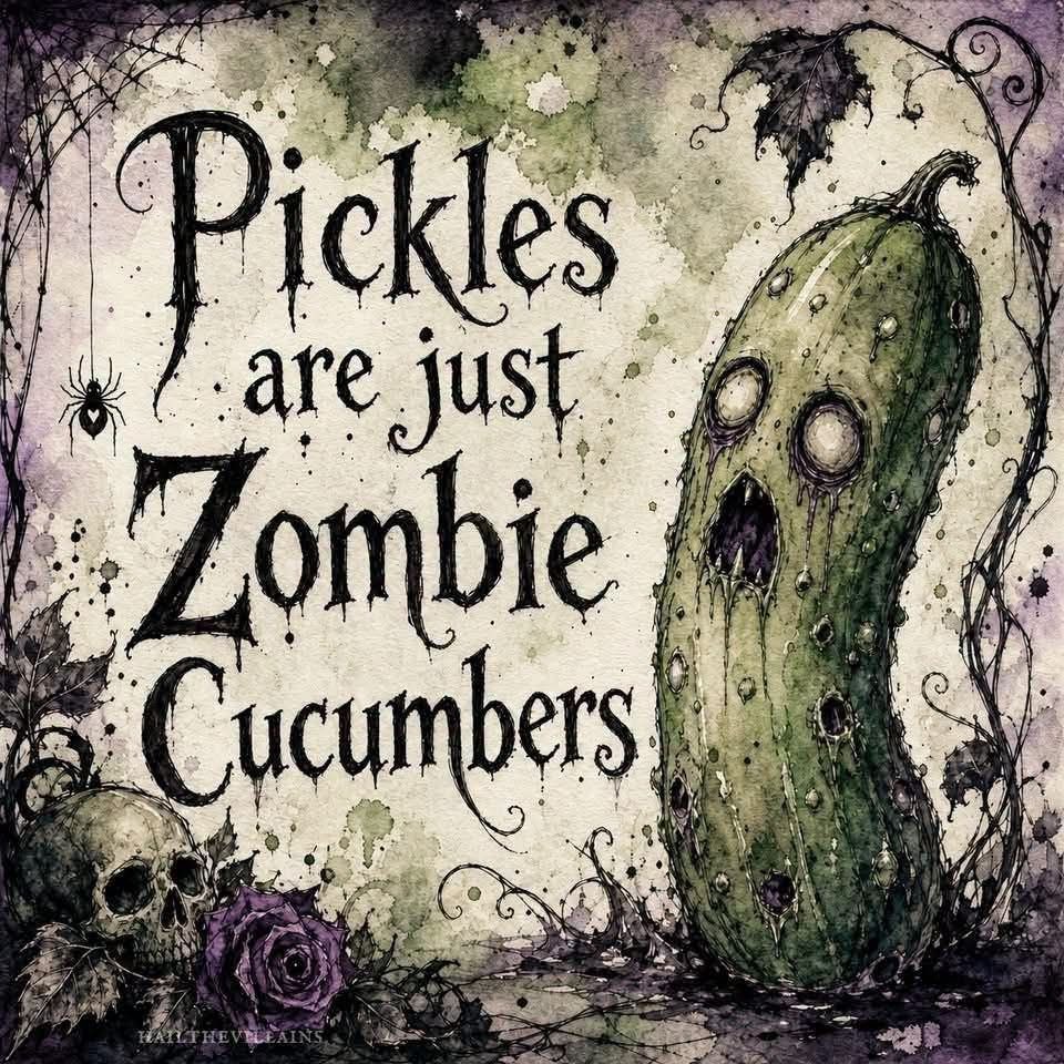 JustL2000's tweet photo. 🧟‍♀️🥒 https://t.co/3YJaMqUapX