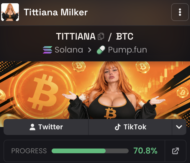 wizardapes's tweet photo. @toly Titties are safu

$Tittiana

A7C6oaGQn57xKoRgFNqAH5uyKSWFr3J8FuPZBxaEpump https://t.co/iEMEwktOGB