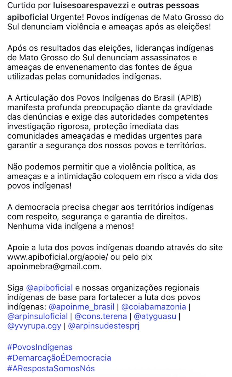 socialphobia666's tweet photo. ESTÃO MATANDO INDÍGENAS EM MATO GROSSO DO SUL #BolsonarismoMata https://t.co/l4RJrjM7Iu
