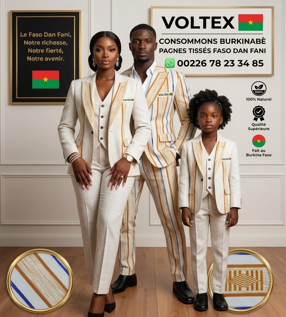 voltexCBPTFD's tweet photo. Osez l'élégance locale et portez vos valeurs avec fierté !
​📍 Disponible au Grand marché de Ouagadougou
📱 Commandes via WhatsApp au 78 23 34 85  
​#Voltex #ConsommonsBurkinabè #FasoDanfani #ModeEthique #CotonBio #ArtisanatAfricain #MadeInBurkina https://t.co/t5t8qhoTZx