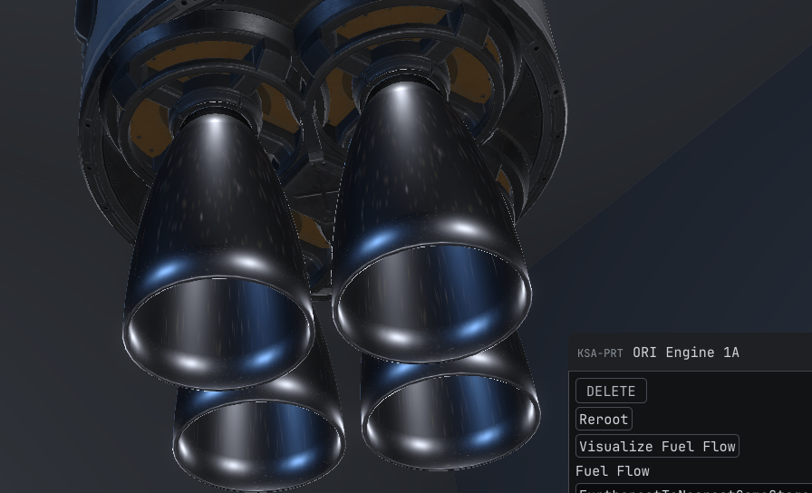 Onyxmss's tweet photo. Went with 4 mounted engines and disabled 2 during landing burn https://t.co/2DBEED0mC3