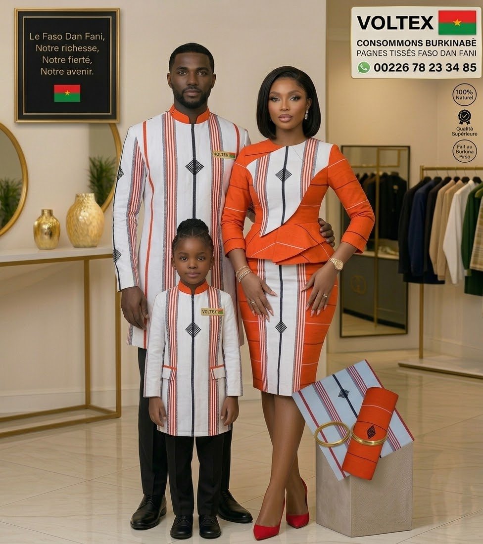 voltexCBPTFD's tweet photo. Osez l'élégance locale et portez vos valeurs avec fierté !
​📍 Disponible au Grand marché de Ouagadougou
📱 Commandes via WhatsApp au 78 23 34 85  
​#Voltex #ConsommonsBurkinabè #FasoDanfani #ModeEthique #CotonBio #ArtisanatAfricain #MadeInBurkina https://t.co/bKEO0BTfY0