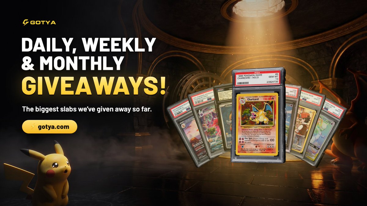 Gotyacollect's tweet photo. We organize Daily, Weekly &amp; Monthly Giveaways on Gotya 🎁 Click here to enter: https://t.co/gL2TrwwWon

P.S. New here? Sign up to Gotya and get a FREE $10 pack https://t.co/jb2vfBlyNS
