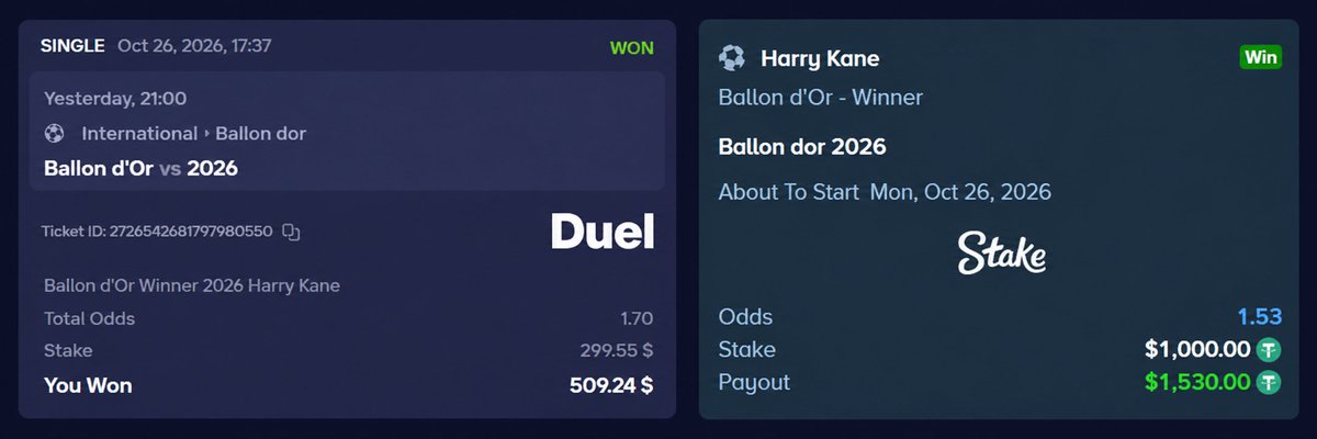 HypeCrewYT's tweet photo. big up Harry Kane for the $800 ✅🏆 #BallonDor 

lets celebrate the ballon d'or win with a $100 giveaway

5 x $20 to people who Like + Repost 🎁 https://t.co/A0VZqSPyHA