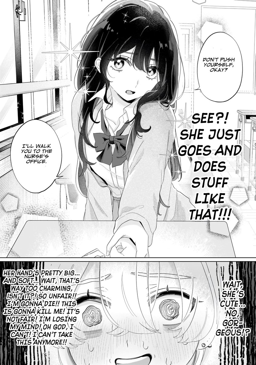 1SerUnicorniano's tweet photo. A NEW HAREM YURI MANGA WITH A GIRLFAILURE MC??? IN THIS ECONOMY??? I USED TO DREAM OF TIMES LIKE THIS 😭😭 https://t.co/HIj6spywbI