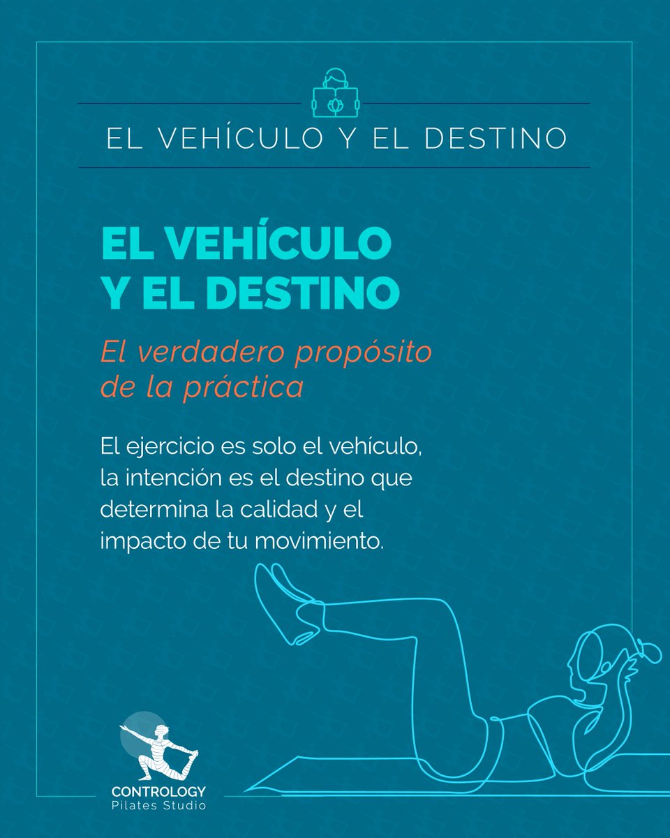 MiPilatesStudio's tweet photo. EL EJERCICIO ES EL VEHÍCULO, LA INTENCIÓN ES EL DESTINO 🧠⚙️
​Acumular más ejercicios no te hace avanzar; elevar tu criterio sí. Los mejores profesores no ven repeticiones, ven decisiones. En cada segundo de tu práctica eliges entre soporte, reto, intención, flujo o timing. https://t.co/yDeQgUYMdX