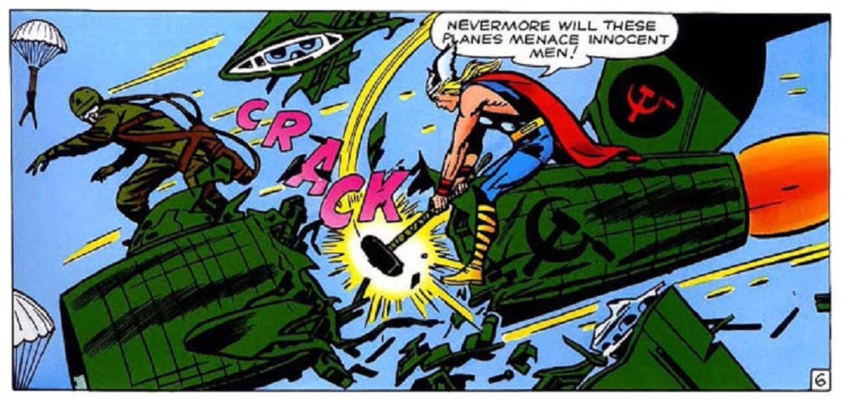 vituryuken's tweet photo. @otaro_Mikuel Eu comecei a ler as primeiras histórias clássicas do Thor e encontrei esse painel https://t.co/aZYYg6eWoJ