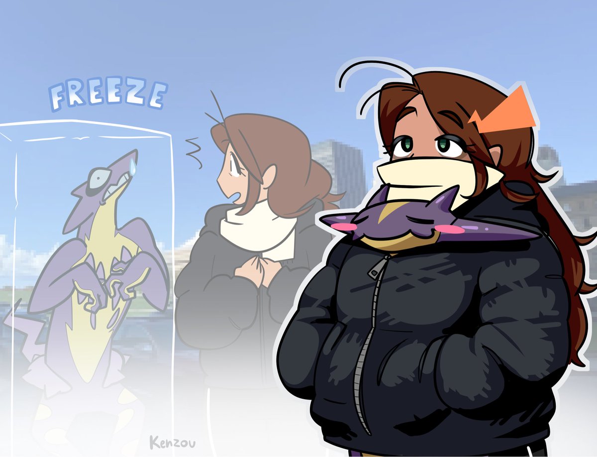 Kirbyypie's tweet photo. Reminder!!! Cold blooded Pokémon get cold easily!! https://t.co/8hxSFVnwwK