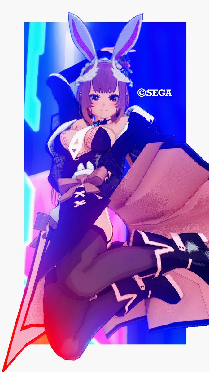 nonoa_pso's tweet photo. 微妙にお気に入りになってしまったバニーコーデ　#ぷそかおようび #PSO2NGS #PSO2NGS_SS https://t.co/moYiU2tSZh