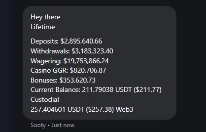 OneSHOTkill_TM's tweet photo. @HousebetsWhale @housebets @HousebetsIntern Its alot more than 200k, and that was very early this year. https://t.co/LkCxegUR2G