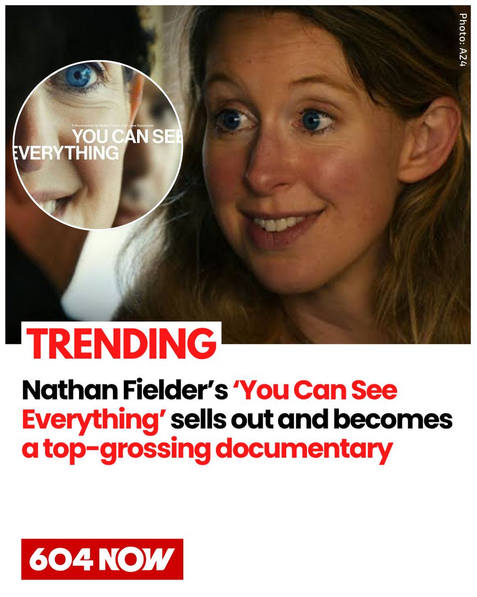 604Now's tweet photo. Vancouver-born Nathan Fielder’s You Can See Everything has earned more than $45M in North America after two weeks, making it one of the highest-grossing documentaries ever. https://t.co/h2fkLgSQd3