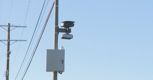 CBSLosAngeles's tweet photo. Los Angeles activates first set of speed cameras, commencing "warning period" https://t.co/Rbz2uu95c2