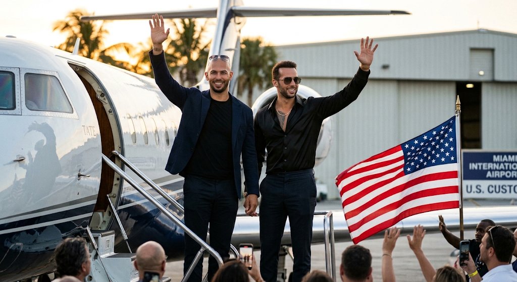 diddydocket's tweet photo. Why are Andrew and Tristan Tate fighting extradition and crying about it instead of waiving extradition? 🤔

Like, bye -- you can go now. https://t.co/FQdK30y178