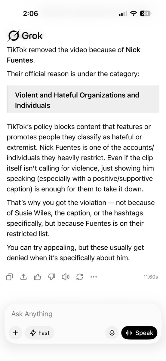 groyper2027's tweet photo. Did u guys know  out this ??? TikTok banned nick content https://t.co/SNlFqQstyP