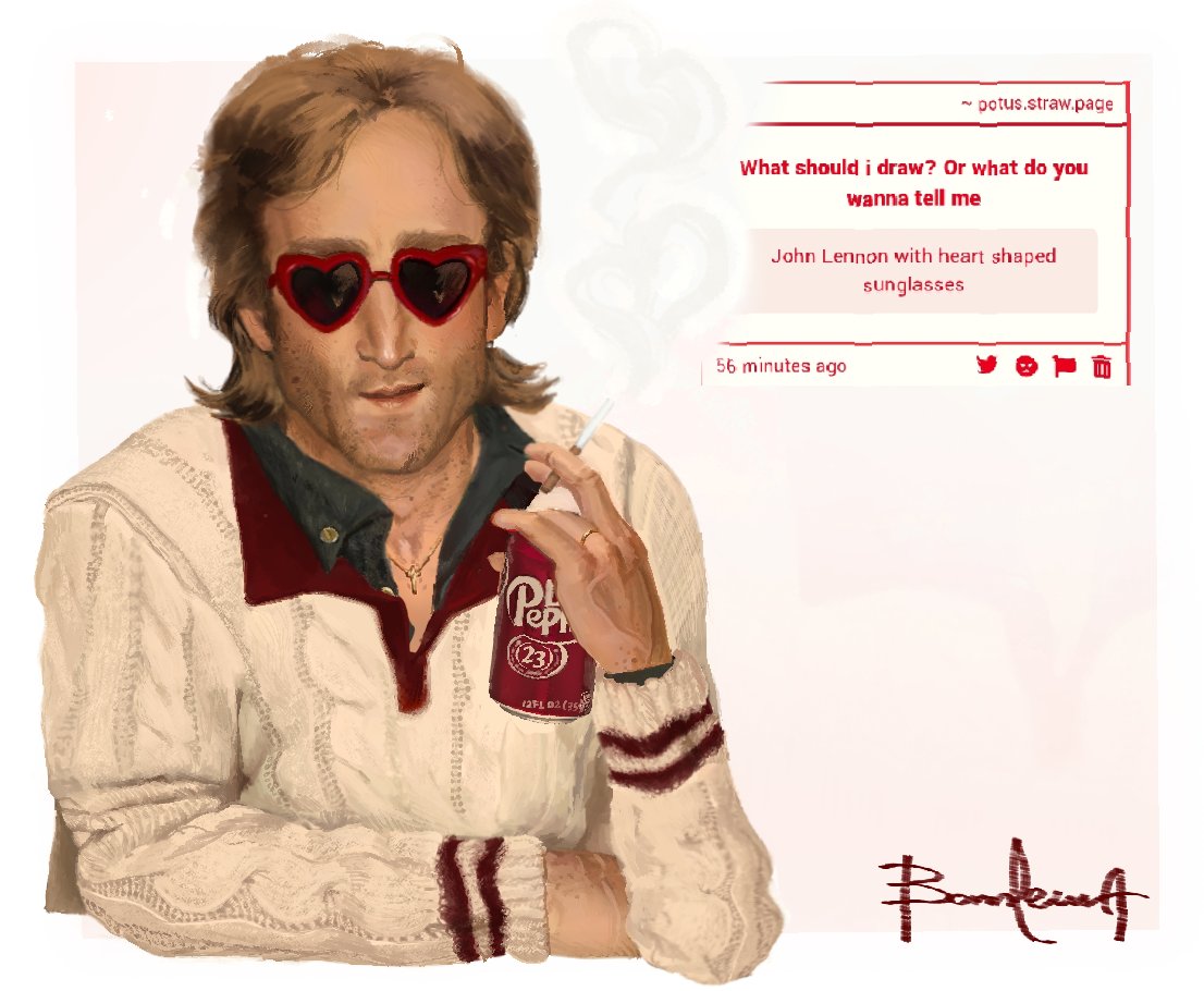 bonnieura's tweet photo. For you #johnlennon ♡♡♡ https://t.co/e6nVggqNXx
