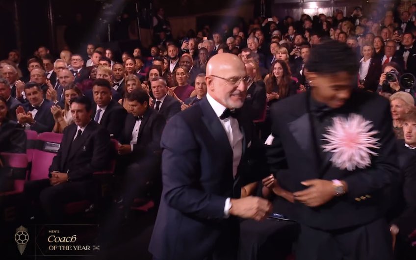 BarcaUniversal's tweet photo. 🚨 OFFICIAL: Luis de la Fuente wins the Men’s Coach of the Year award! https://t.co/pDgebfl5st