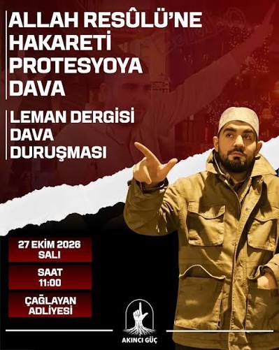 elifideali's tweet photo. 🔴 Akıncı Güç Gençlik Hareketi Başkanı Harun Şimşak:

“Yarın Çağlayan Adliyesi’ndeyiz.

Bu dava yalnızca bir gönüldaşımızın değil, doğrudan Müslümanca duruş sergileme iradesinin, yani Allah ve Resûlü için sevme ve buğzetme hassasiyetinin yargılanmak istenmesidir.

Müslümanlar olarak bu adaletsizliği asla kabul etmiyoruz!”