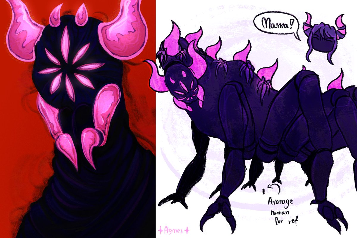 Agnes_LordAngel's tweet photo. (Late) day 10 of #tdstober2026
I decided give Mother Void a physical form <3
#towerdefensesimulator https://t.co/XCRsARwph3
