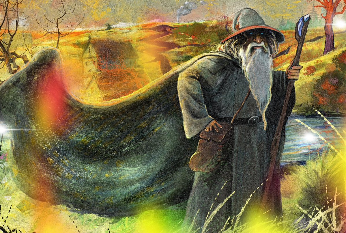 uzaystract's tweet photo. AWESOMEEE here is my gandalf artwork https://t.co/8hTliS5ZCF
