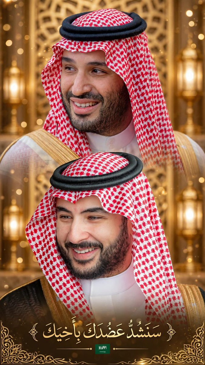 HRHMBNSALMAAN's tweet photo. ﴿سَنَشُدُّ عَضُدَكَ بِأَخِيكَ﴾ 🇸🇦 https://t.co/WVbvEhaDXM