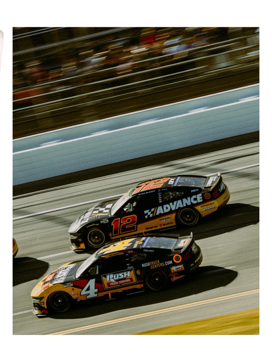 Blaney's tweet photo. Not the finish we wanted, but we will move forward and continue to work on the next 2 races. This team never quits. https://t.co/krJeDblIsm