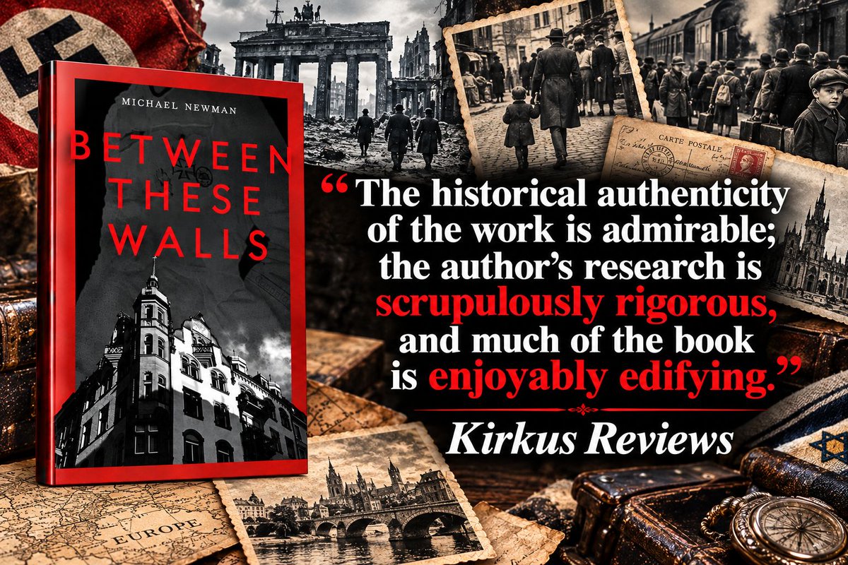 IAN_AuthorPromo's tweet photo. War ends. Memories remain. Secrets survive. In Between These Walls, Michael Newman brings decades of turbulent history back to life through families forever changed by war, love, loss and the choices of previous generations. https://t.co/gnhIjJJGSK #BetweenTheseWalls #HistoricalFiction #WWII #Holocaust #HistoricalSuspense @HISTORY @HistoricaCanada @abookpublicist #iartg