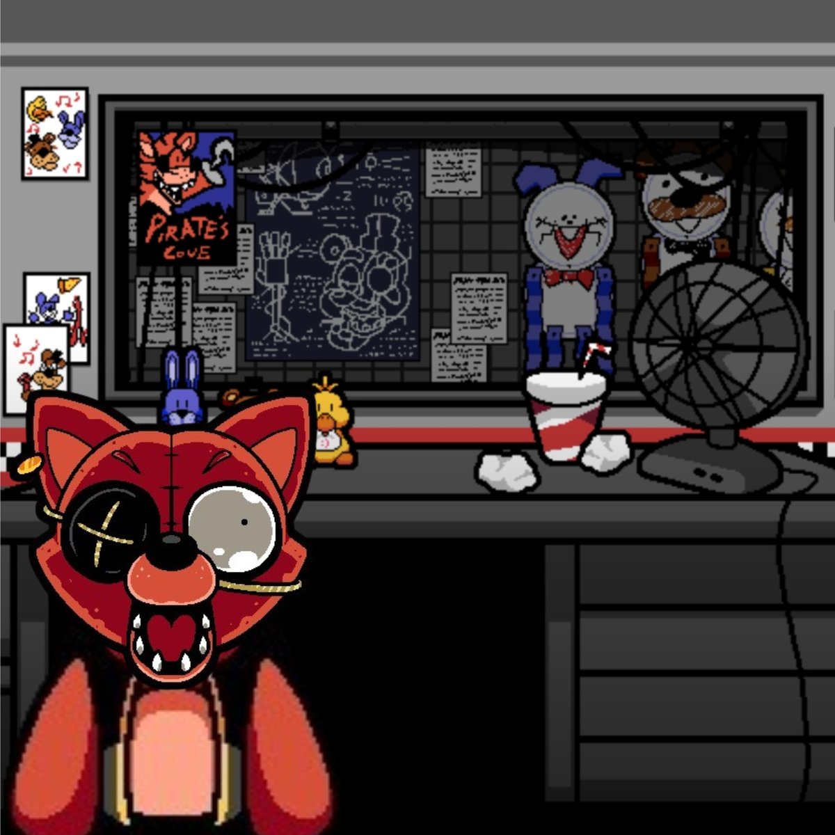 CAPNCOBALT79's tweet photo. 🦊: Lads... don't tell me Captain, but me and me crew're plannin' a big surprise party! I be thinkin' of hostin' it here ya this uh... office? Might be a bit cramped ... but but it’s the perfect place to drop anchor and celebrate!! Any o' y'all wanna join?! https://t.co/8naV0A2ip4