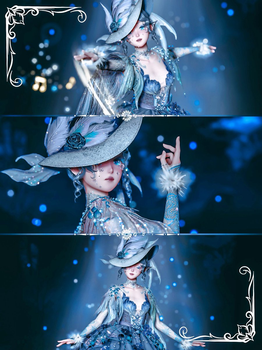 CherryFiggy's tweet photo. I always forget about the Timeless Melody pose. It has beautiful lighting. 🩵 

_
-ˏˋ°•*⁀➷
#InfinityNikki #インフィニティニキ #無限暖暖 #인피니티니키 #infinitynikkitwt https://t.co/YoLmPRcIRt