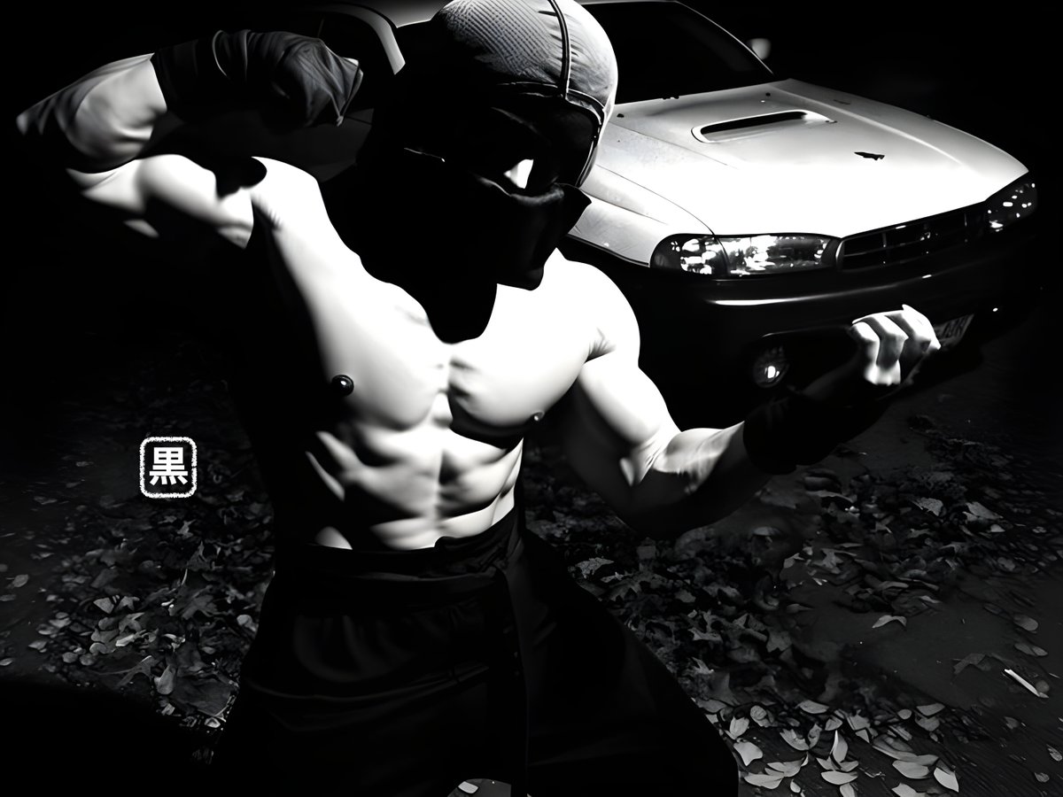 MexiNinjaBoi's tweet photo. A Bodybuilder Kuro Ninja In the darkness in B&amp;W flexing his goods. 😈💪🏽🥷🏽🏳️‍🌈
-
#ninja #muscle #muscles #blackninja #ninjapride #blakandwhite #martialarts #bodybuilder #flexing #flexingmuscle #muscles #RippedMen #martialart #photography https://t.co/NhH34uLSSu