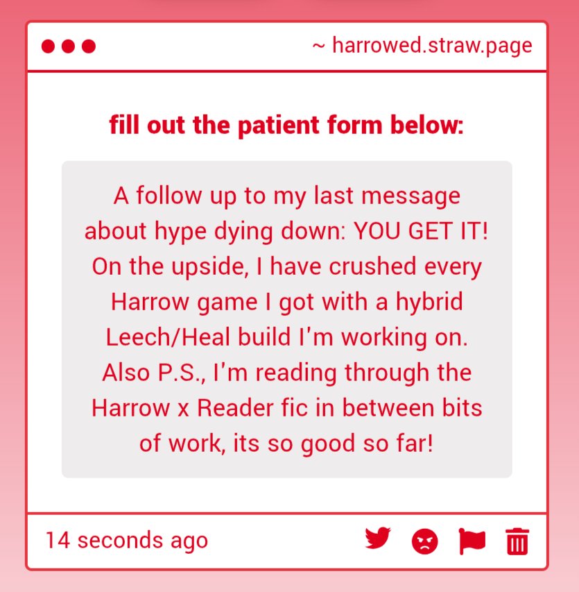 harrowsleech's tweet photo. Nice! And I'd love to check out the build when it's finished!
Also glad you like the fic :D! https://t.co/S4xgZU78bq